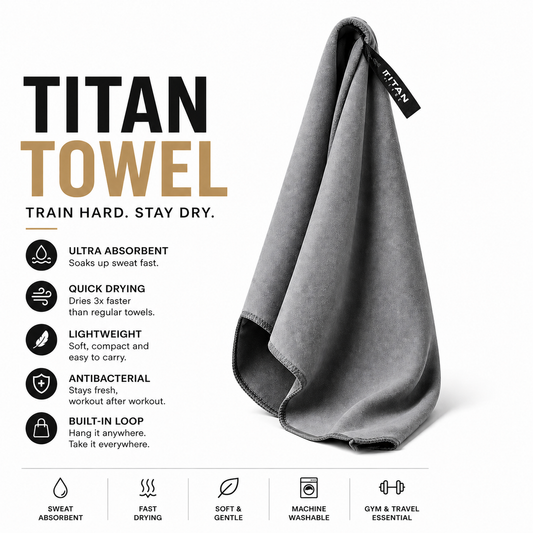 TitanTowel™ | Microfiber gym towel